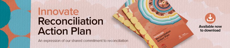 download the SALHN Innovate Reconciliation Action Plan 2026-2028 Banner