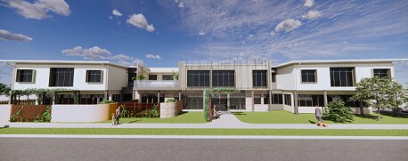 render of new building