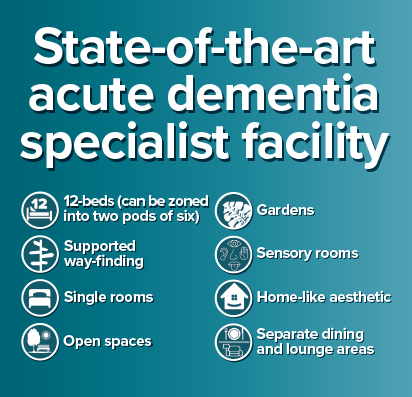infographic for Specialist Advanced Dementia Unit