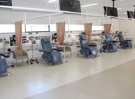 chemotherapy chairs at Whyalla hospital