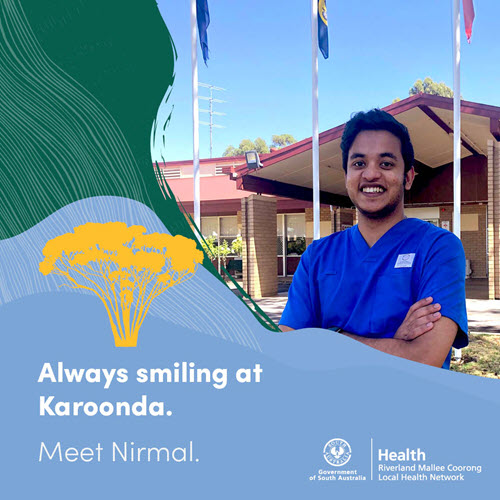 Photo of Nirmal - a Registered Nurse (RN) at Karoonda and District Soldiers’ Memorial Hospital