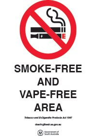 free smoke and vape Smoke-free vape-free outdoor area laws POD KIT This Notice GeekVape H45 (Aegis Hero Flavors:Lemon Heads