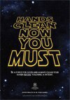 Hand hygiene poster - Hands clean now you must